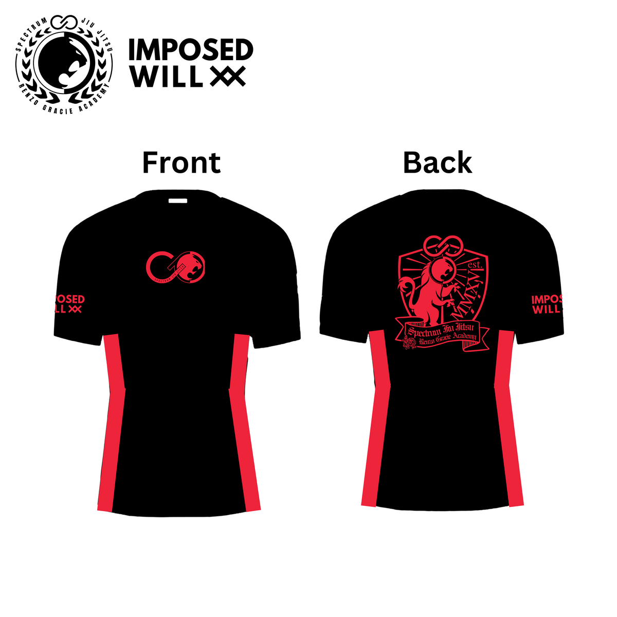 WOMENS Spectrum Jiu Jitsu Ranked Rashguard