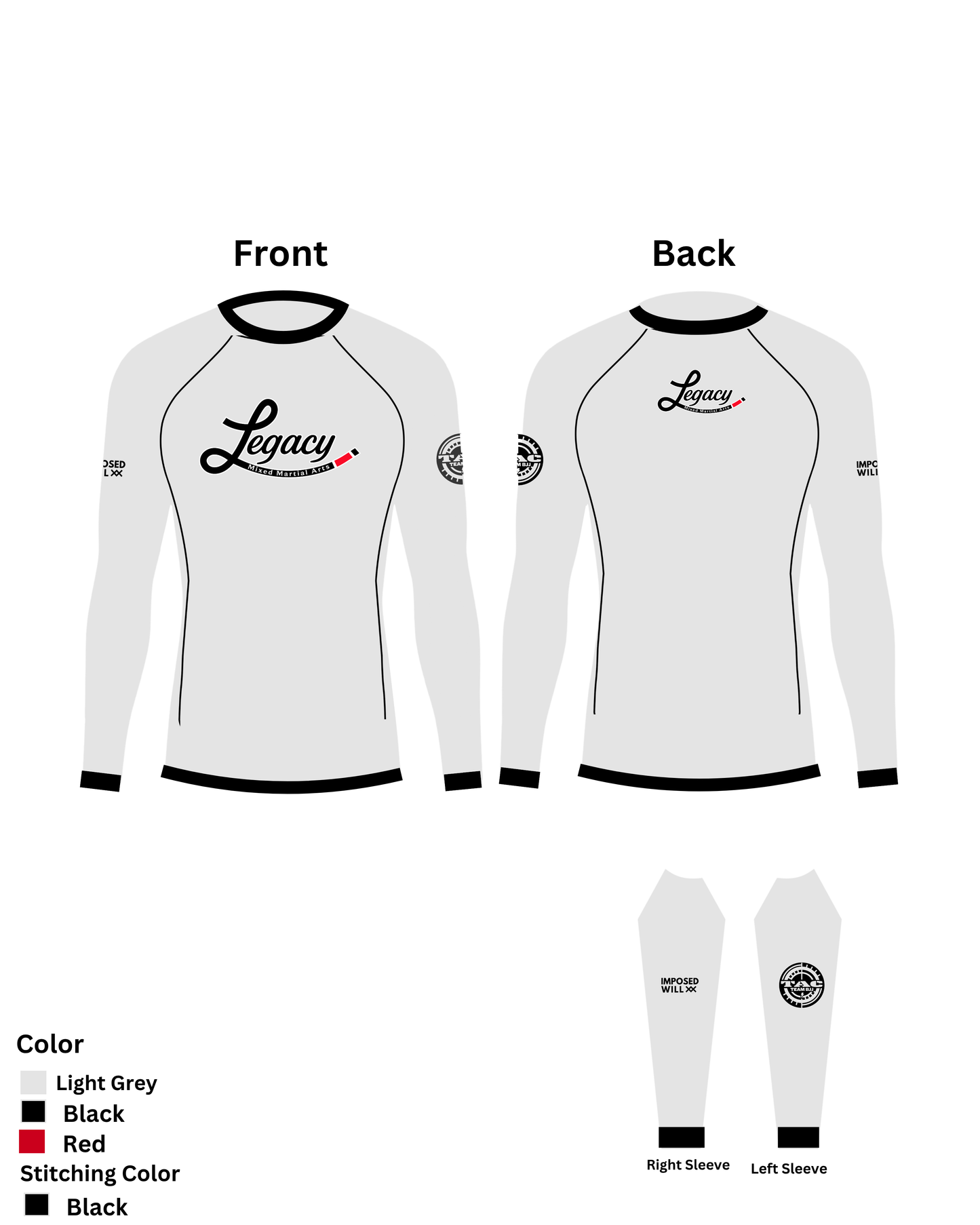 YOUTH Legacy MMA Team Rashguard