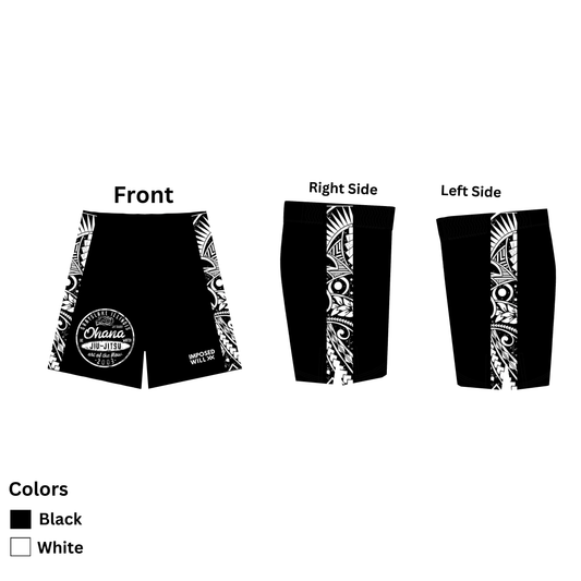 YOUTH Ohana Jiu Jitsu Tribal Shorts