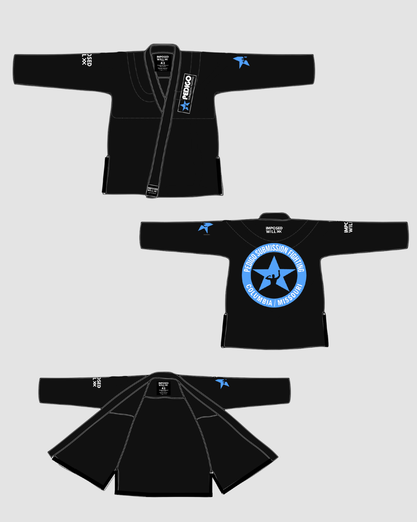 MENS/UNISEX PSF Como Gi TOP ONLY