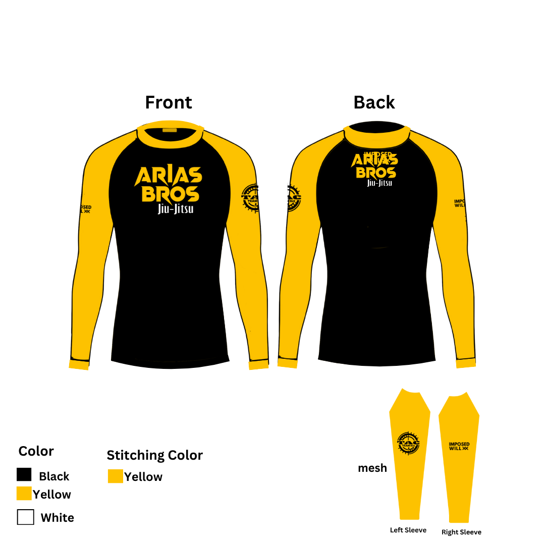 YOUTH Arias Bros Jiu Jitsu Team Rashguard