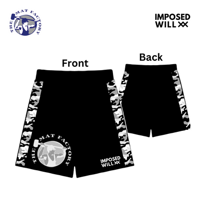 MENS/UNISEX Mat Factory FreeFlo Shorts: Ranked Camo Stripe
