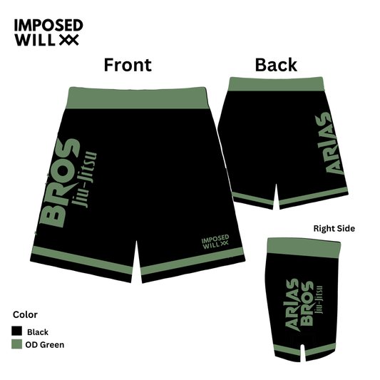 WOMENS Arias Bros Jiu Jitsu Team Shorts