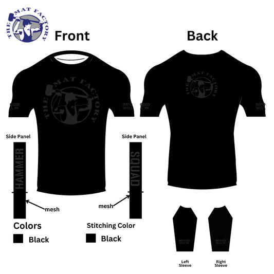 WOMENS Mat Factory BLACK OPS Rashguard