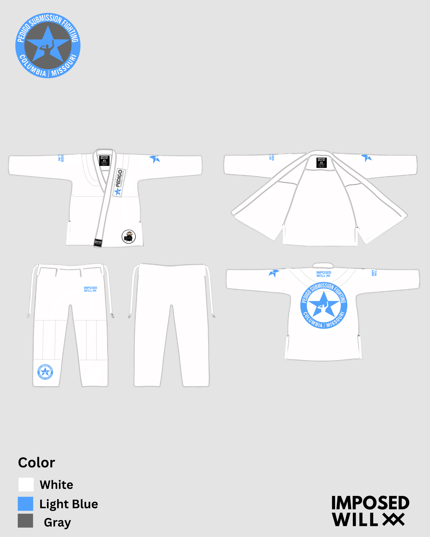 MENS/UNISEX PSF Como BJJ Edits Gi