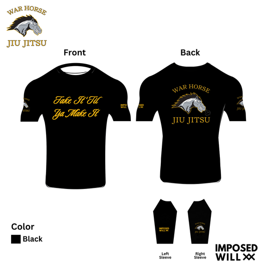 MENS/UNISEX War Horse Jiu Jitsu Rashguard