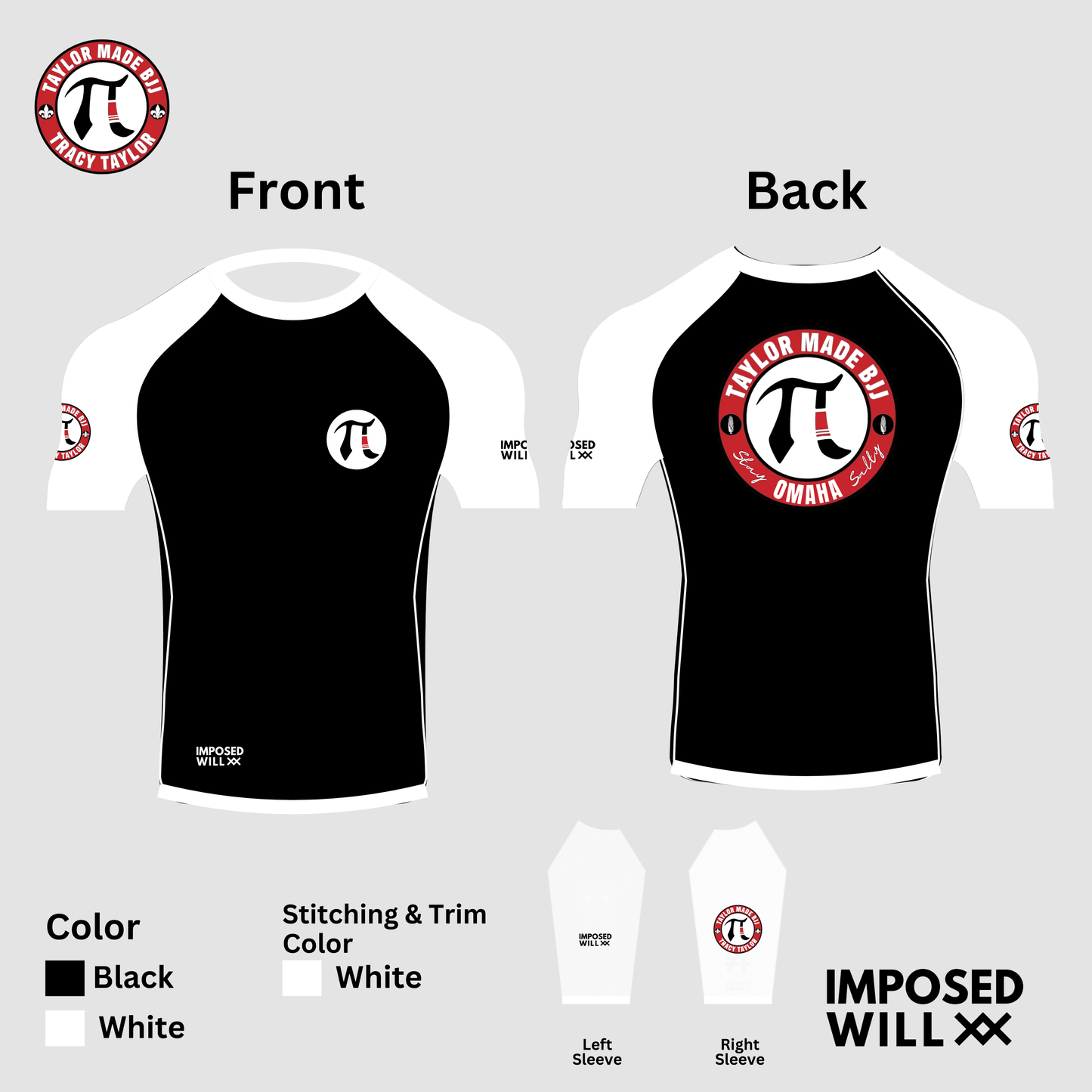 YOUTH Taylor Made BJJ OMAHA Rashguard - COMFORT FIT