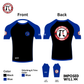 MENS/UNISEX Taylor Made BJJ RANKED Rashguard - COMFORT FIT