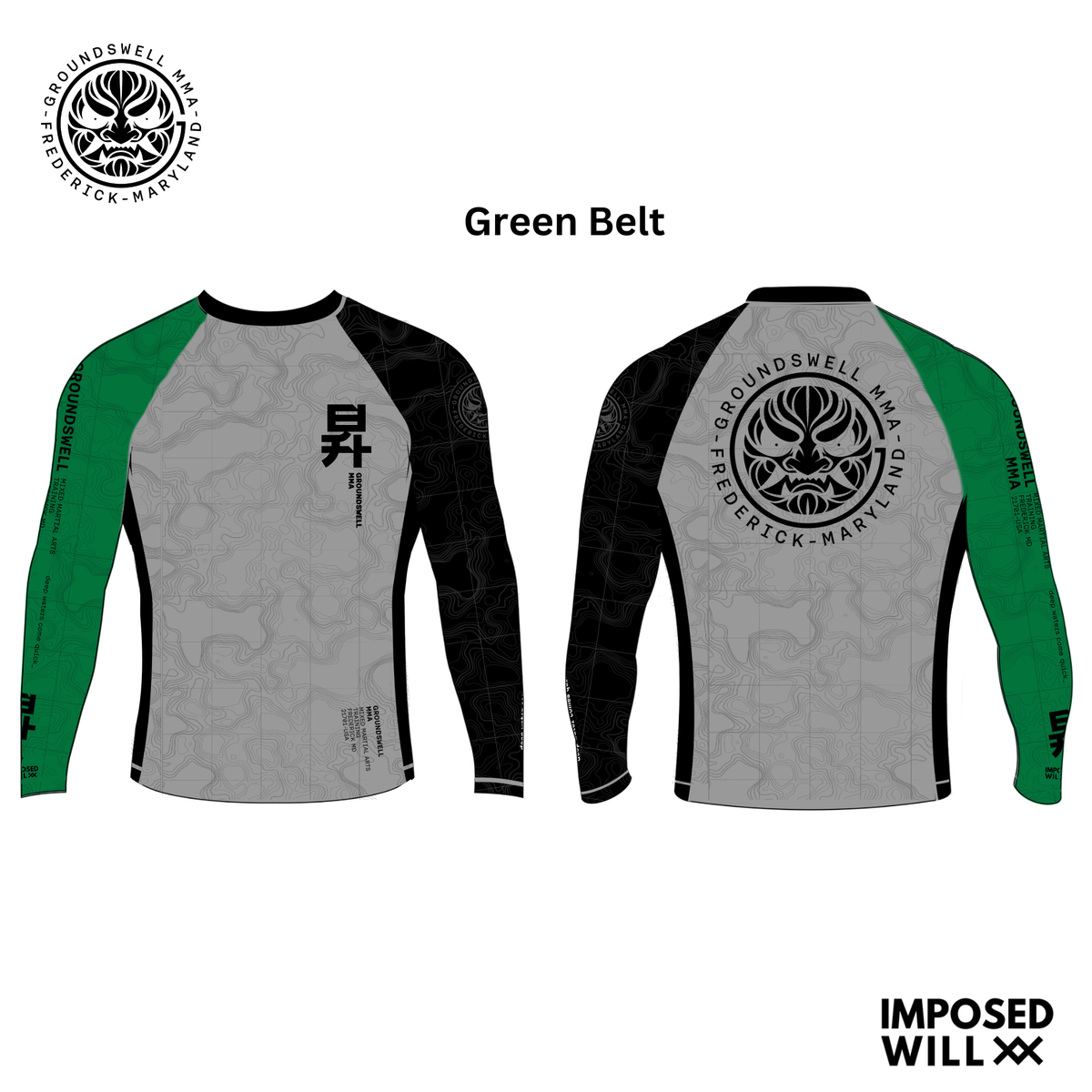 YOUTH Groundswell MMA Ranked Rashguard