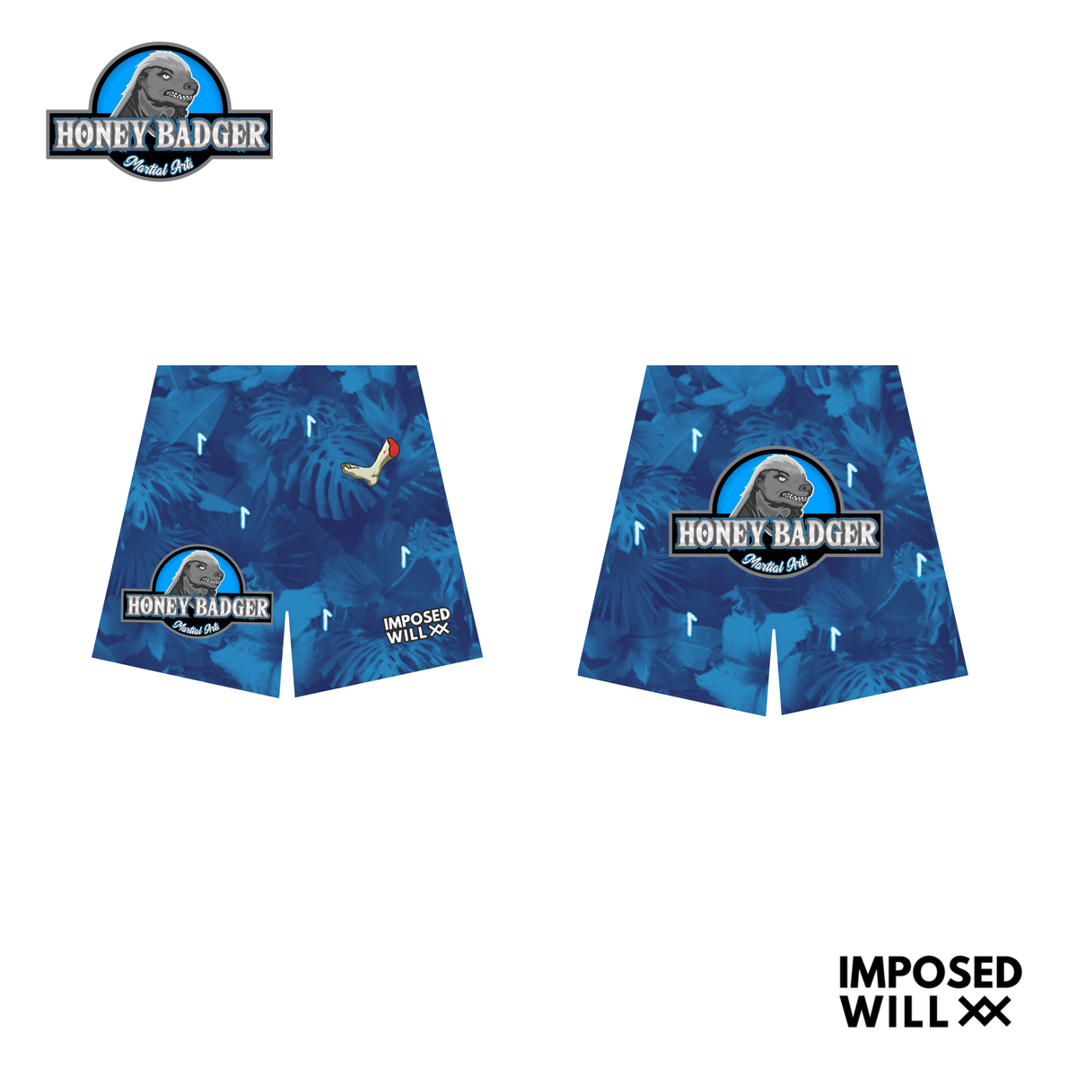 WOMENS HBMA Floral Ranked FreeFlo Shorts