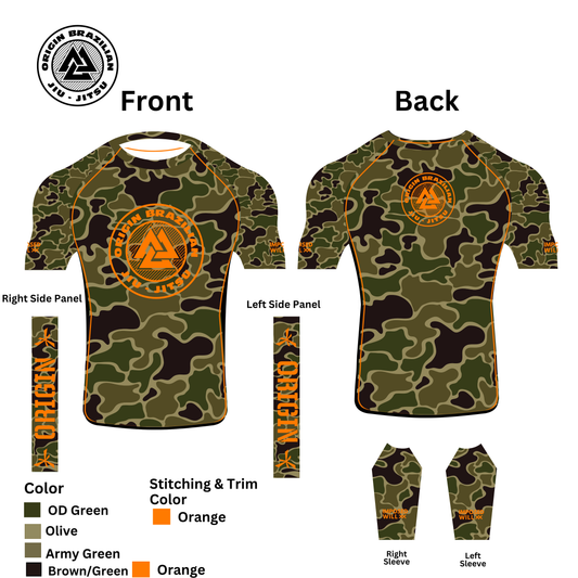 YOUTH Origin BJJ SUB HUNTER Rashguard