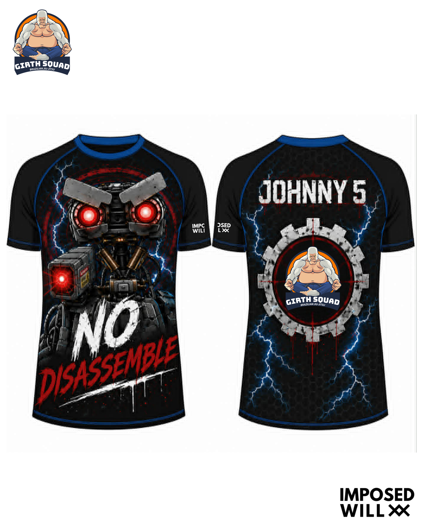 WOMENS GIRTH SQUAD "No Disassemble" Rashguard