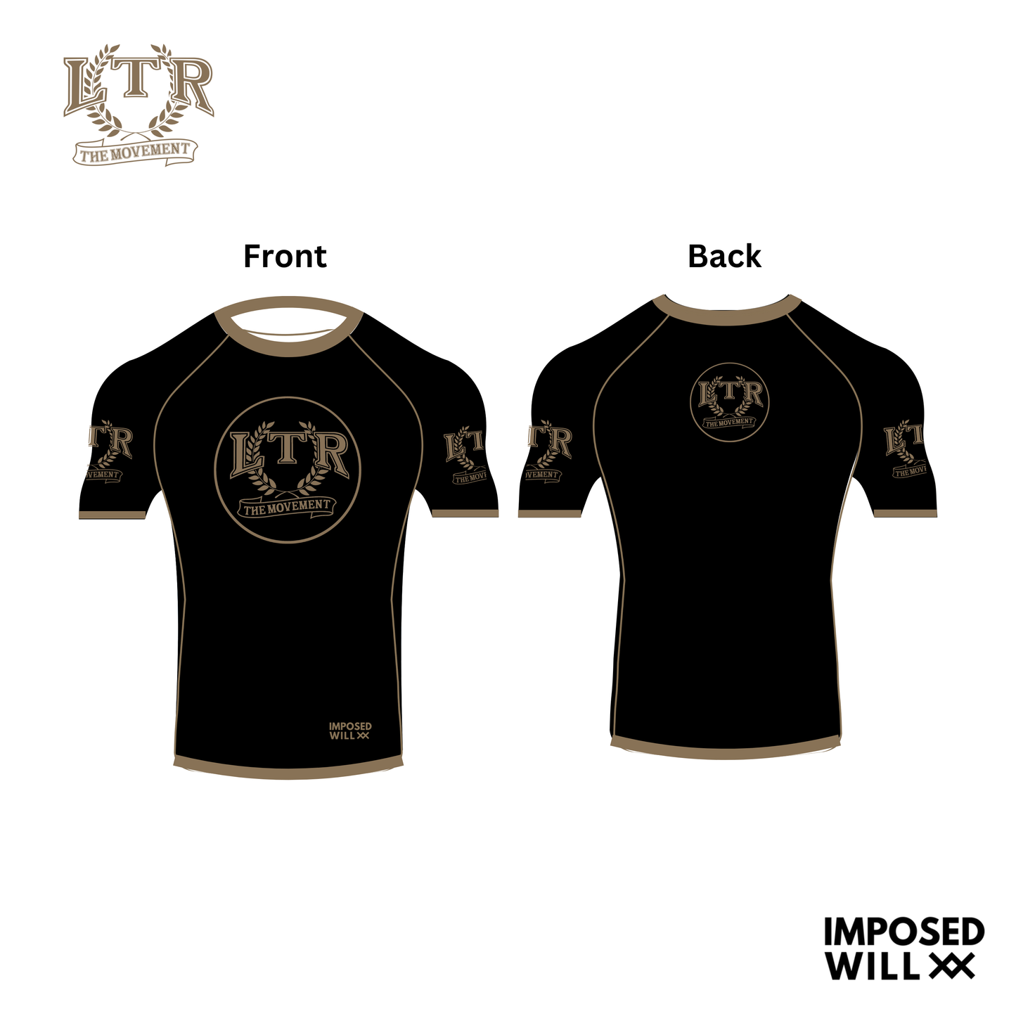 MENS/UNISEX LTR Rashguard - Short Sleeve