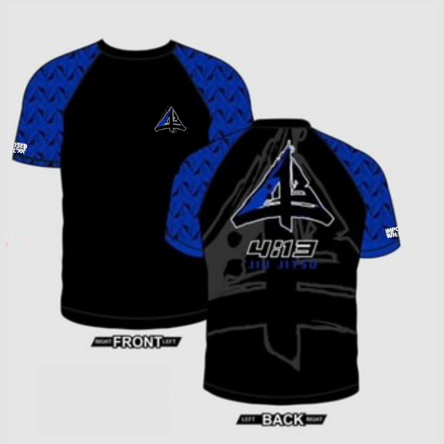 MENS/UNISEX 4:13 Jiu Jitsu Ranked Rashguard