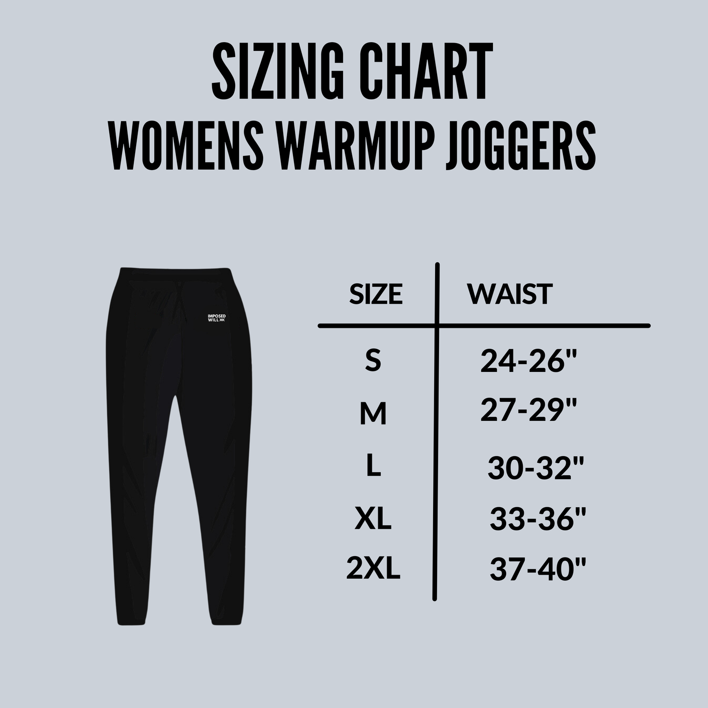 WOMENS Groundswell MMA Warm Up Joggers