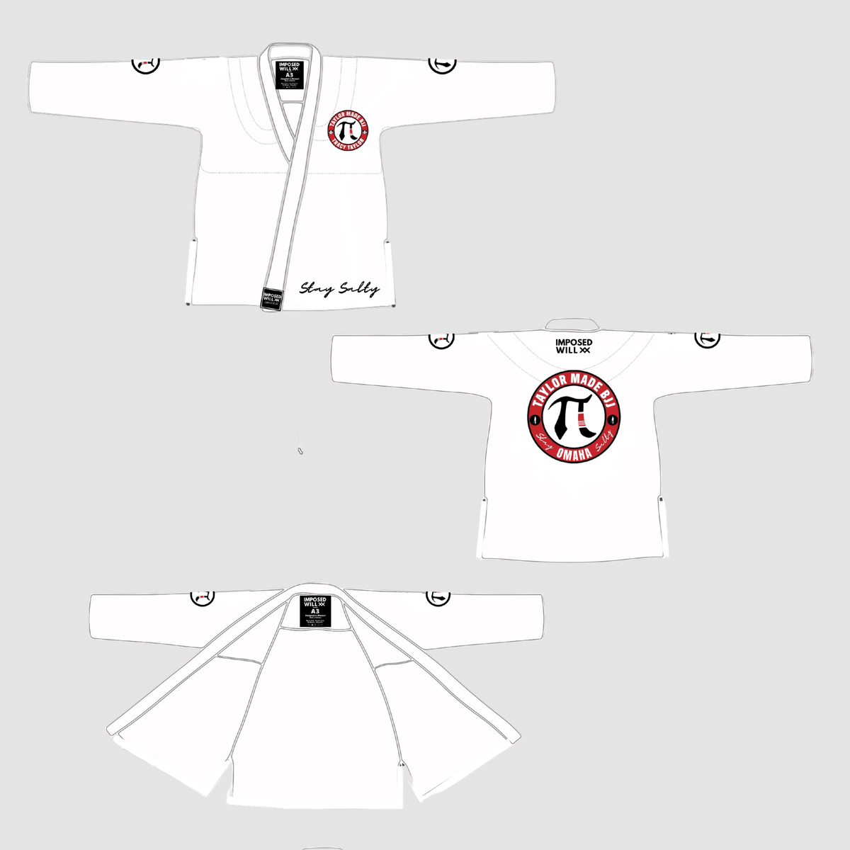 MENS/UNISEX Taylor Made BJJ Gi TOP ONLY