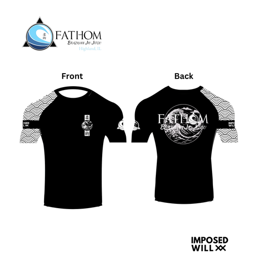 MENS/UNISEX Fathom BJJ Ranked Rashguard