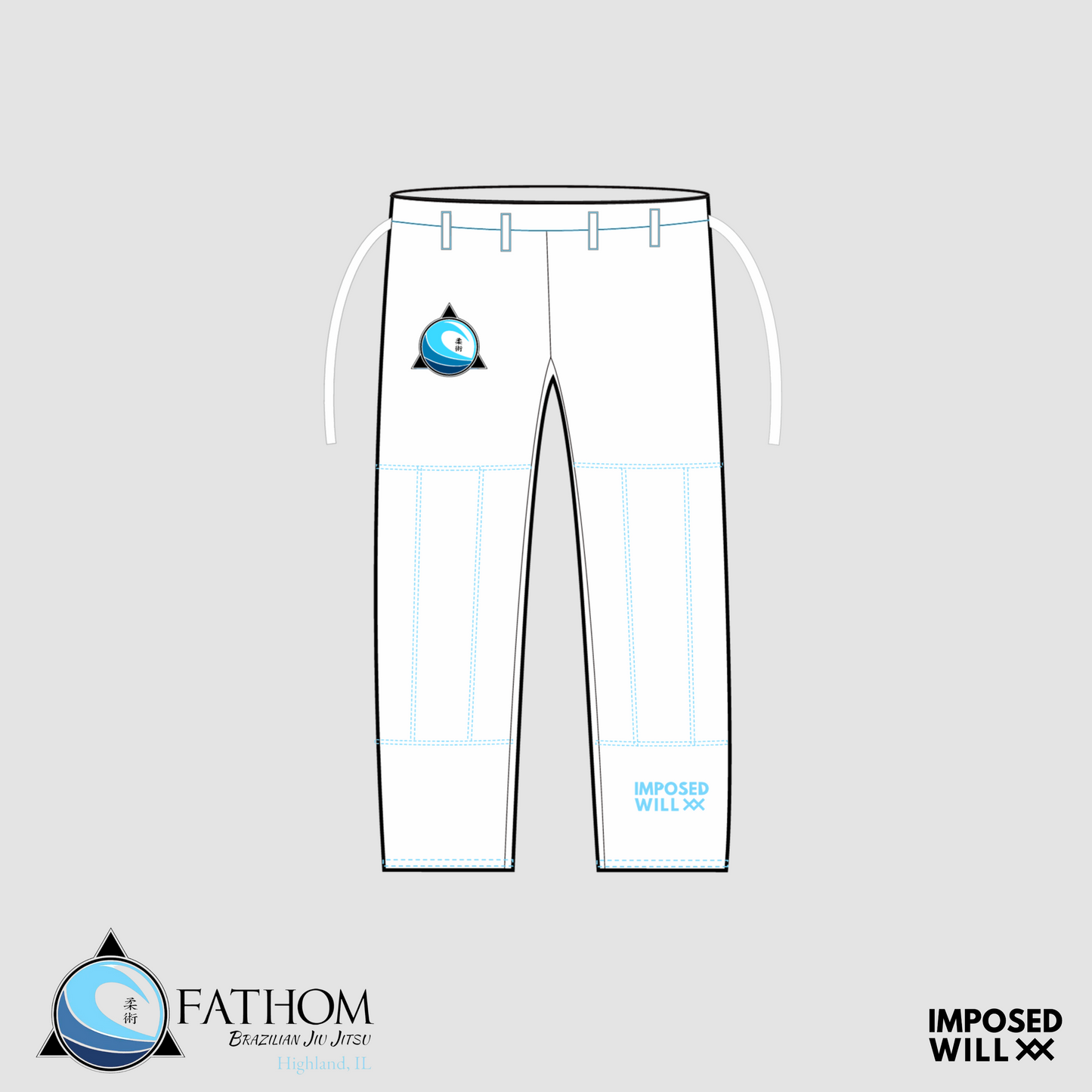 MENS/UNISEX Fathom BJJ GI PANTS ONLY