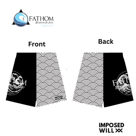 MENS/UNISEX Fathom BJJ Ranked Shorts