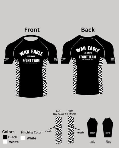 YOUTH War Eagle White Tiger Rashguard
