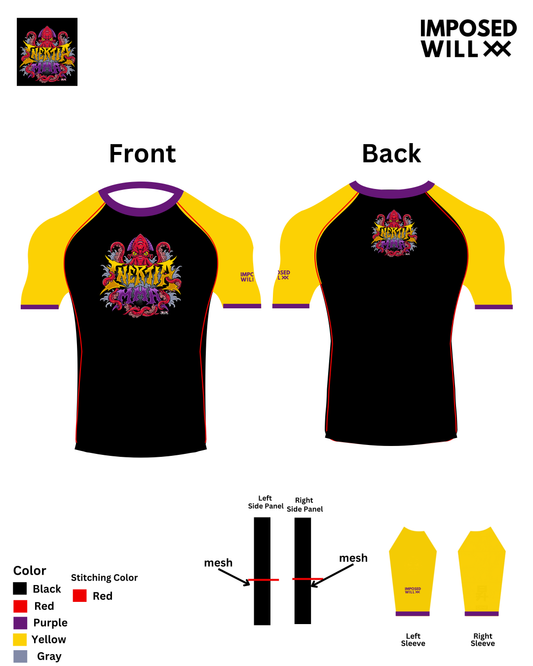 MENS/UNISEX Inertia MMA Team Alt Rashguard