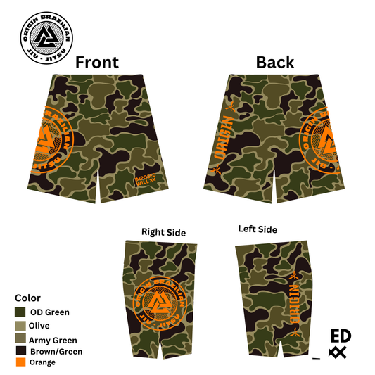 WOMENS Origin BJJ SUB HUNTER Shorts