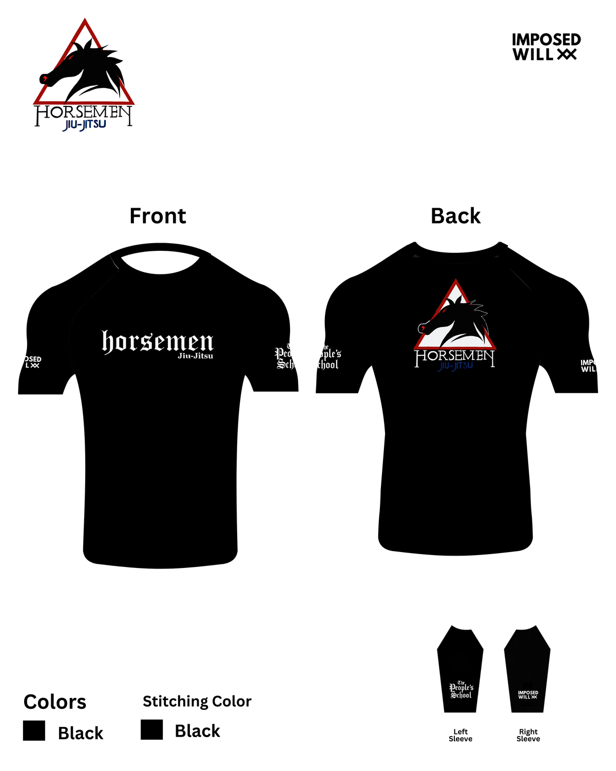 WOMENS Horsemen Jiu Jitsu Team Rashguard