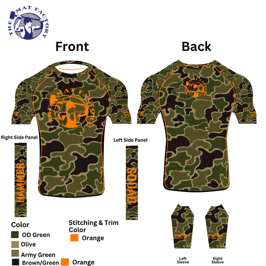 WOMENS Mat Factory SUB HUNTER Rashguard