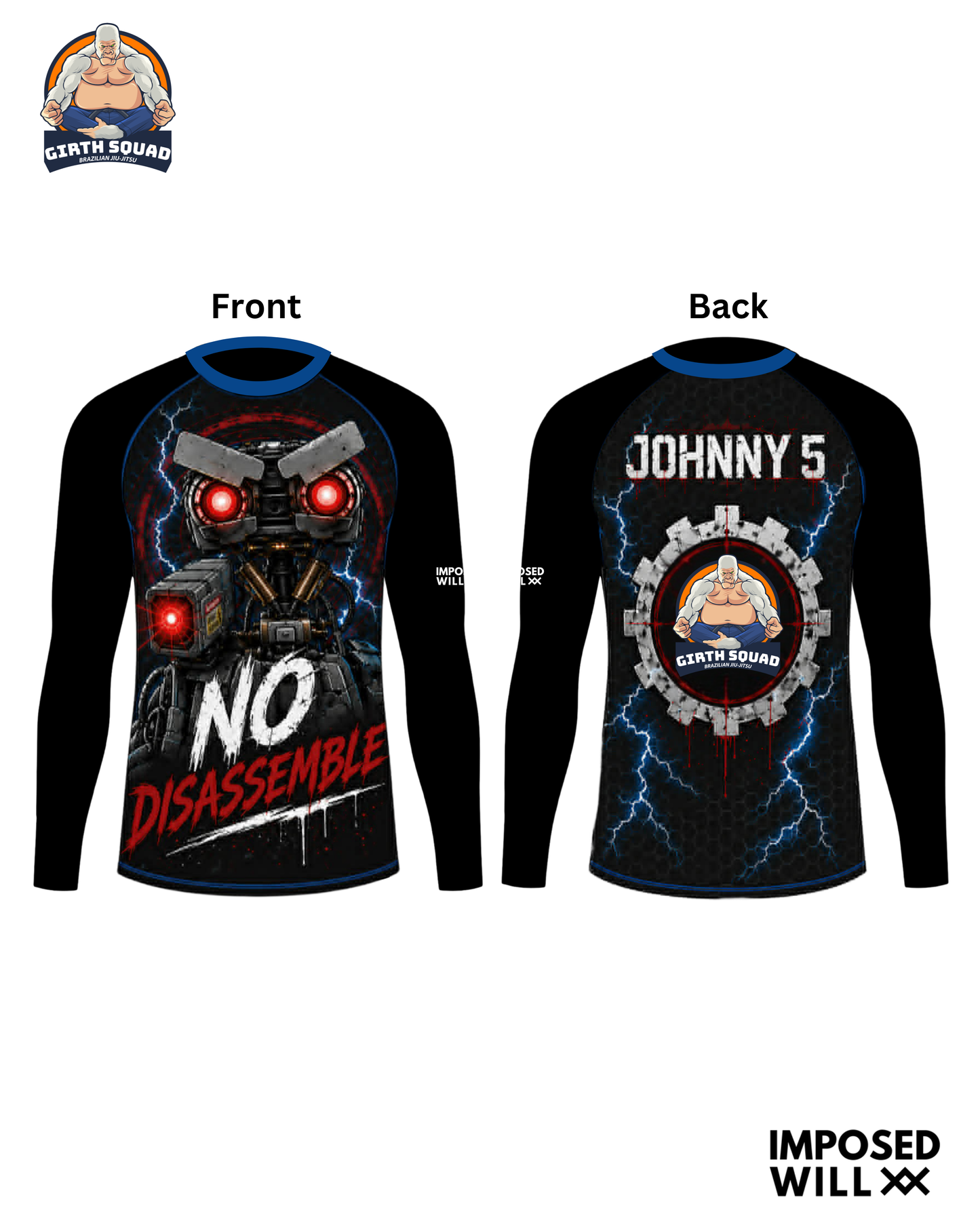 WOMENS GIRTH SQUAD "No Disassemble" Rashguard