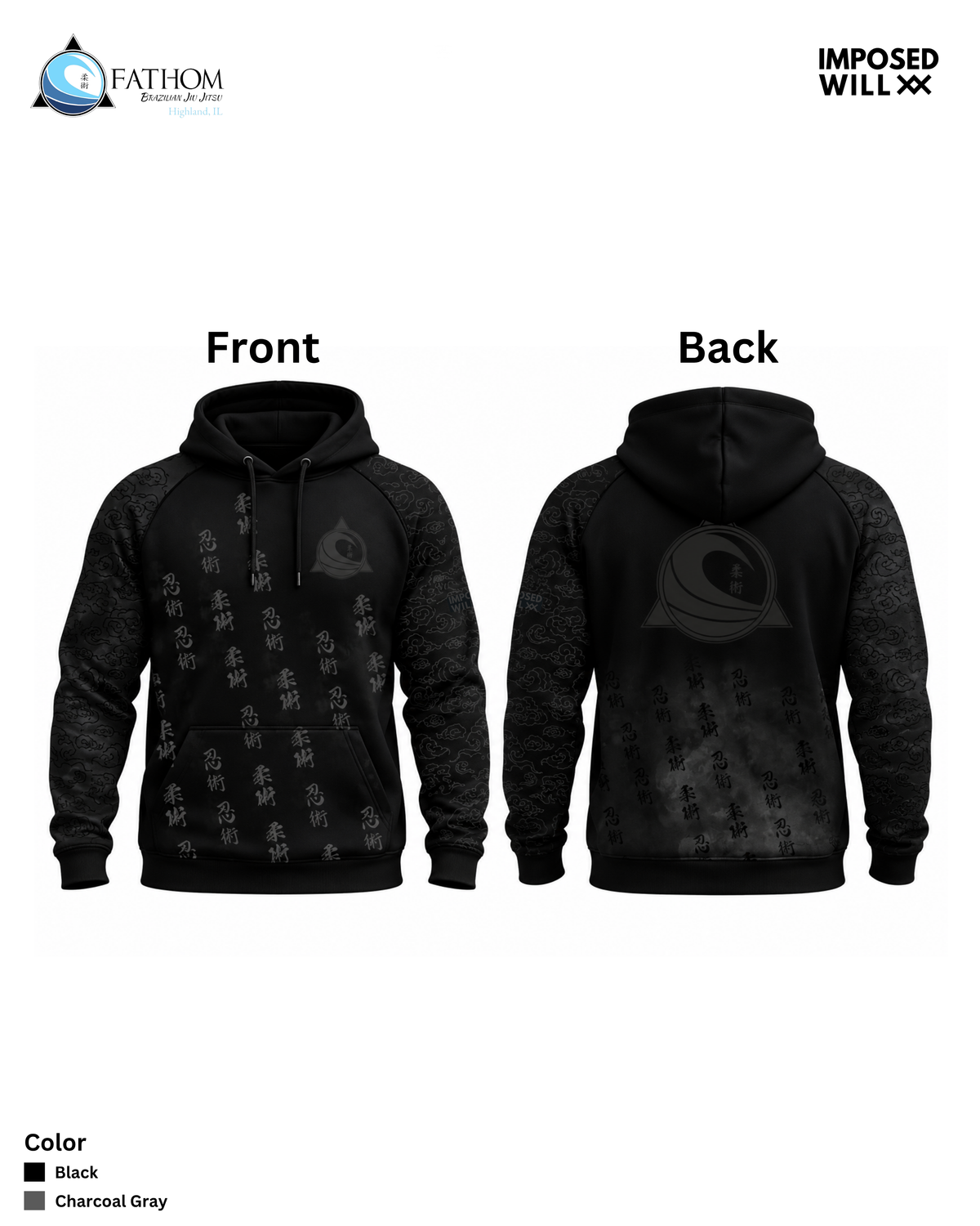 YOUTH Fathom BJJ NINJA Warmup Hoodie