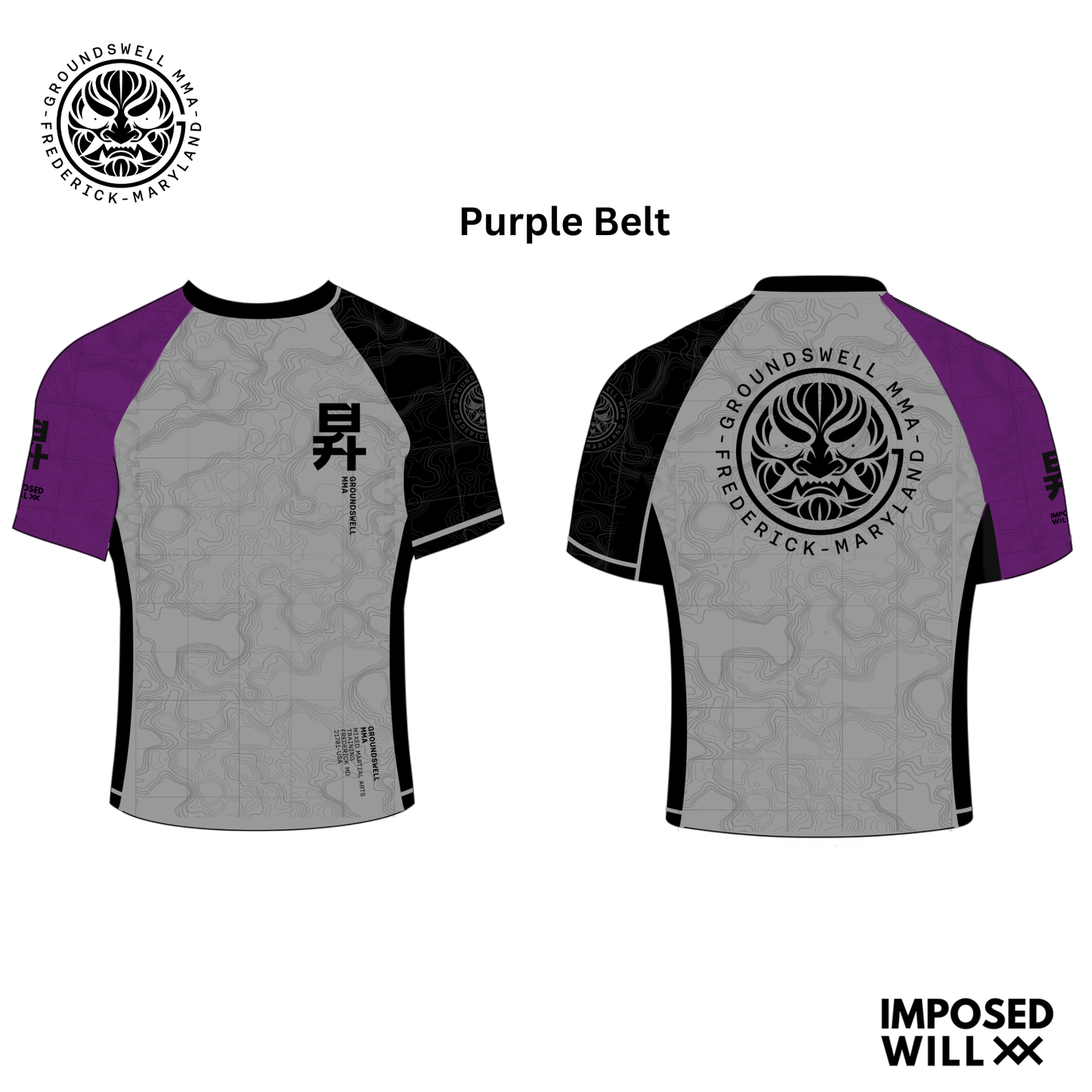 WOMENS Groundswell MMA Ranked Rashguard