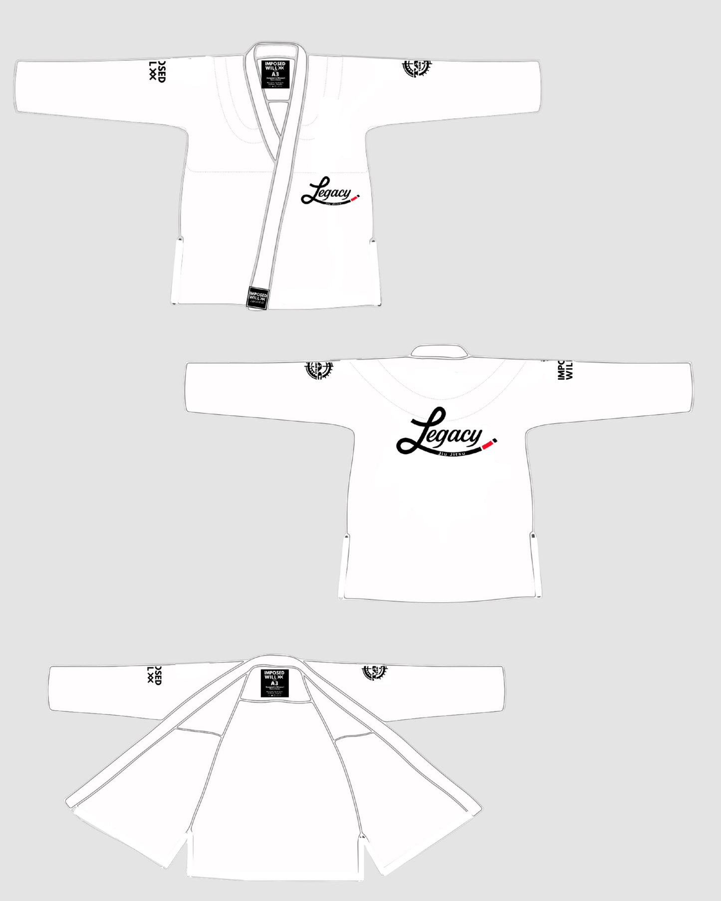 WOMENS Legacy MMA GI TOP ONLY
