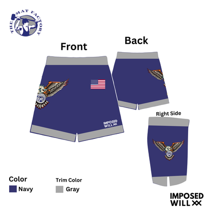 MENS/UNISEX Mat Factory "American Freedom" FreeFlo Shorts