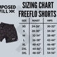 MENS/UNISEX Lake Ozark BJJ FreeFlo Shorts - Lake Floral