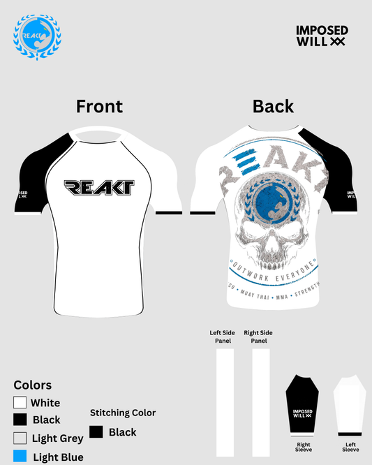 MENS/UNISEX REAKT BJJ Team ALT Rashguard