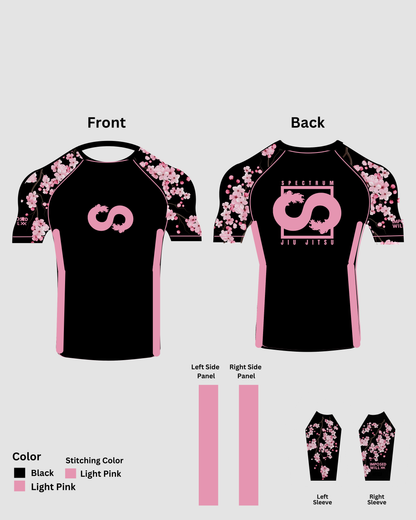 WOMENS Spectrum BJJ Cherry Blossom Rashguard