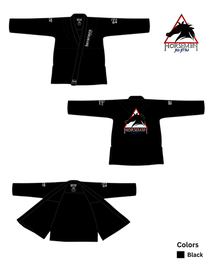 MENS/UNISEX Horsemen Jiu Jitsu Gi TOP ONLY
