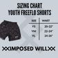 YOUTH Maelstrom South FreeFlo Shorts: Black/White Stripe