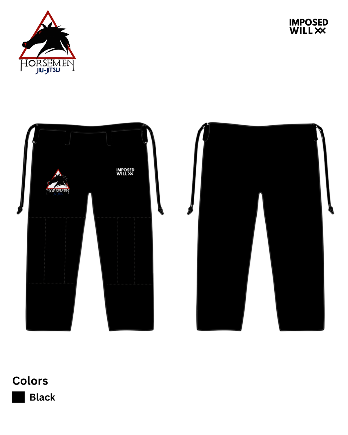 WOMENS Horsemen Jiu Jitsu GI PANTS ONLY