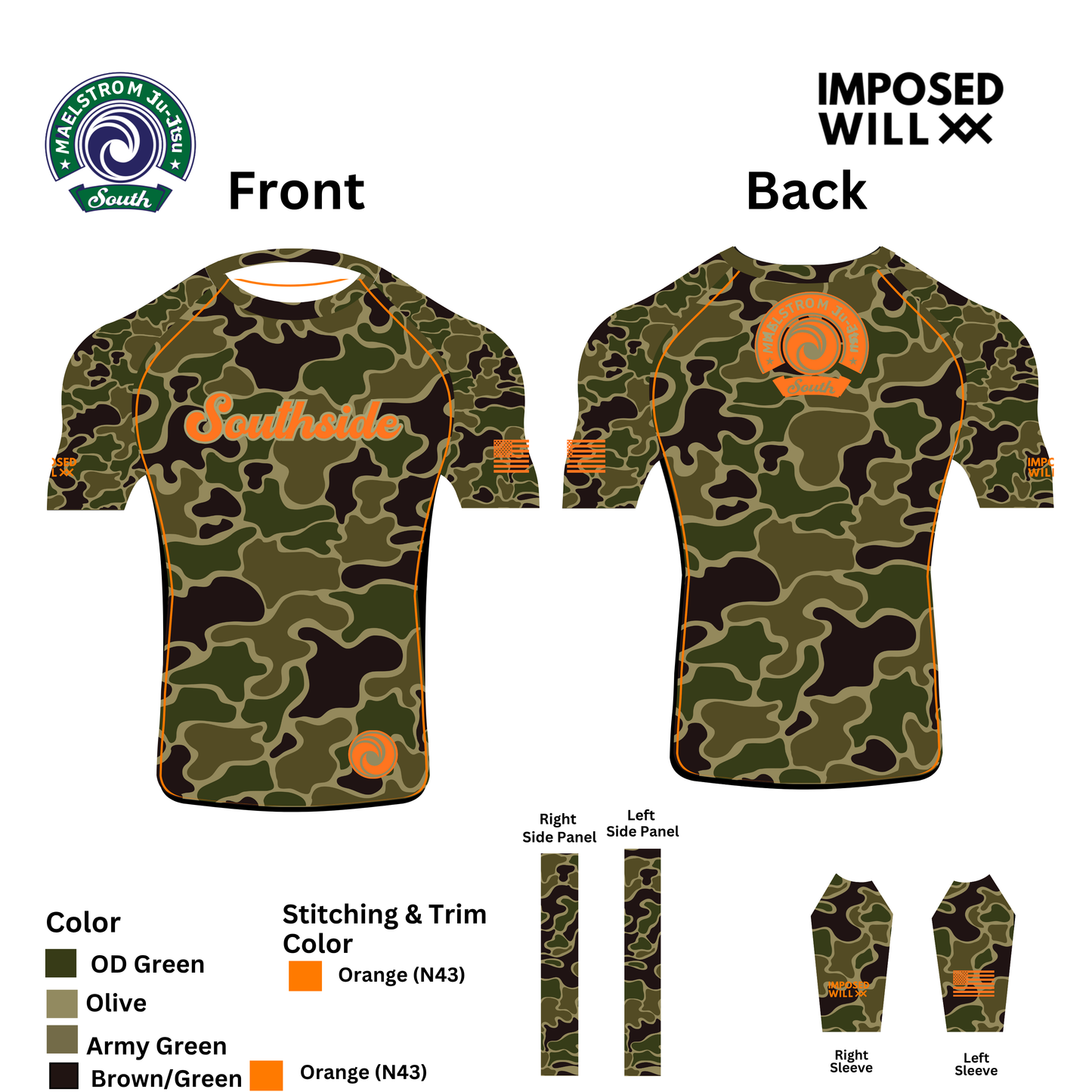 YOUTH Maelstrom South Sub Hunter Rashguard