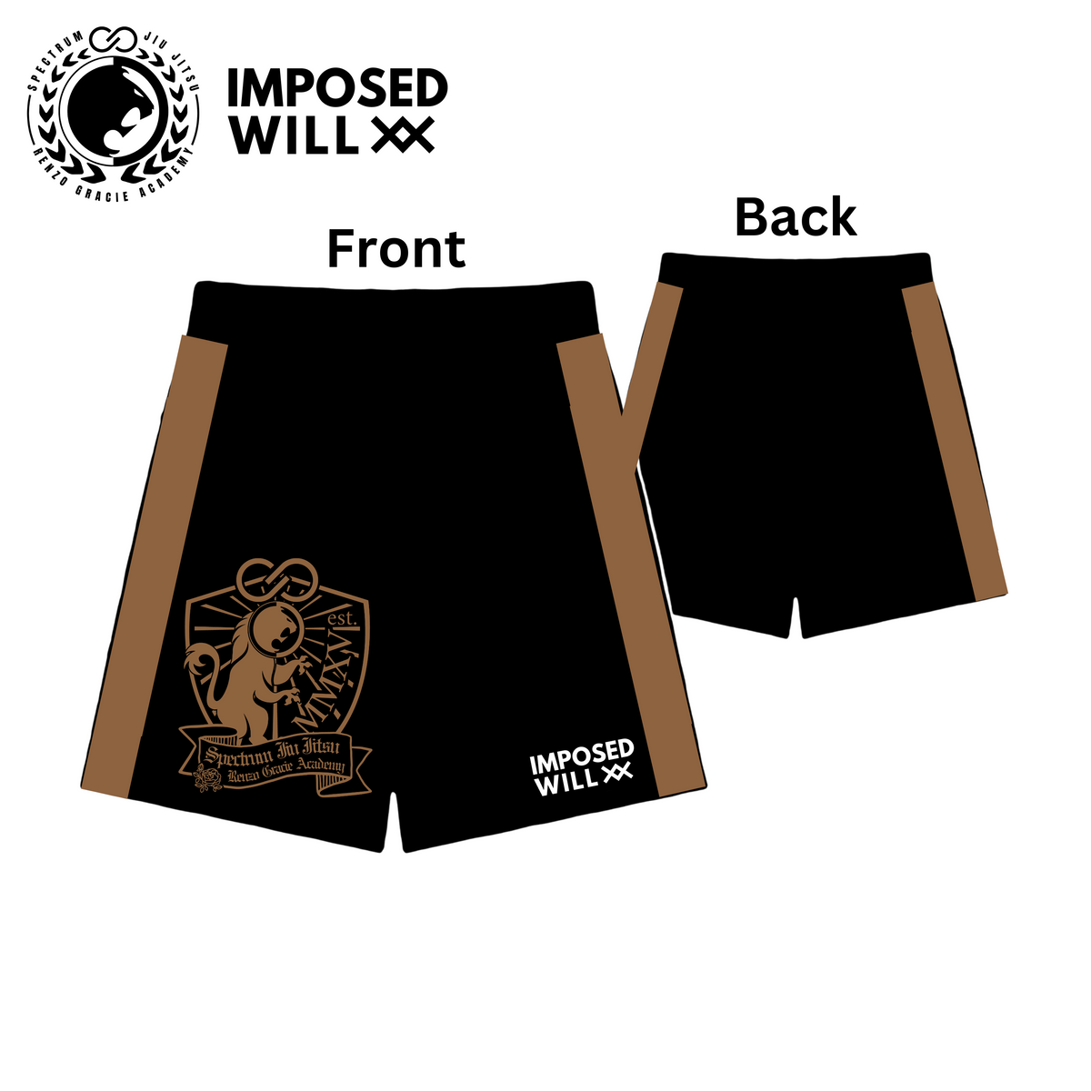 WOMENS Spectrum Jiu Jitsu Ranked Shorts