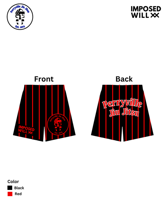 MENS/UNISEX Perryville Jiu Jitsu FreeFlo Shorts