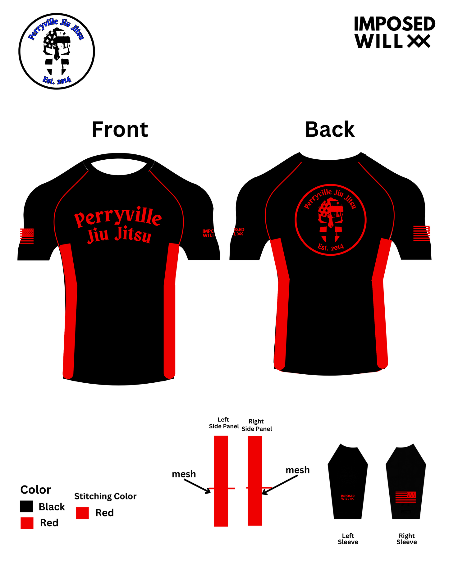 WOMENS Perryville Jiu Jitsu Rashguard