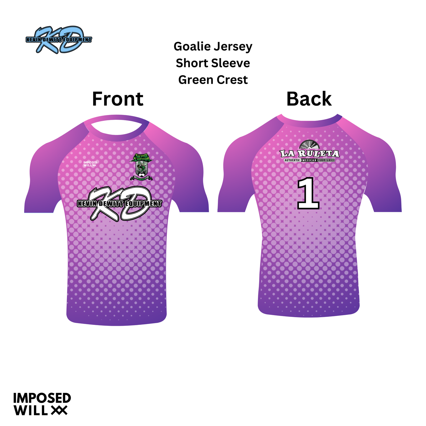 UNISEX SEMO Swarm GOALIE Jersey - GREEN CREST