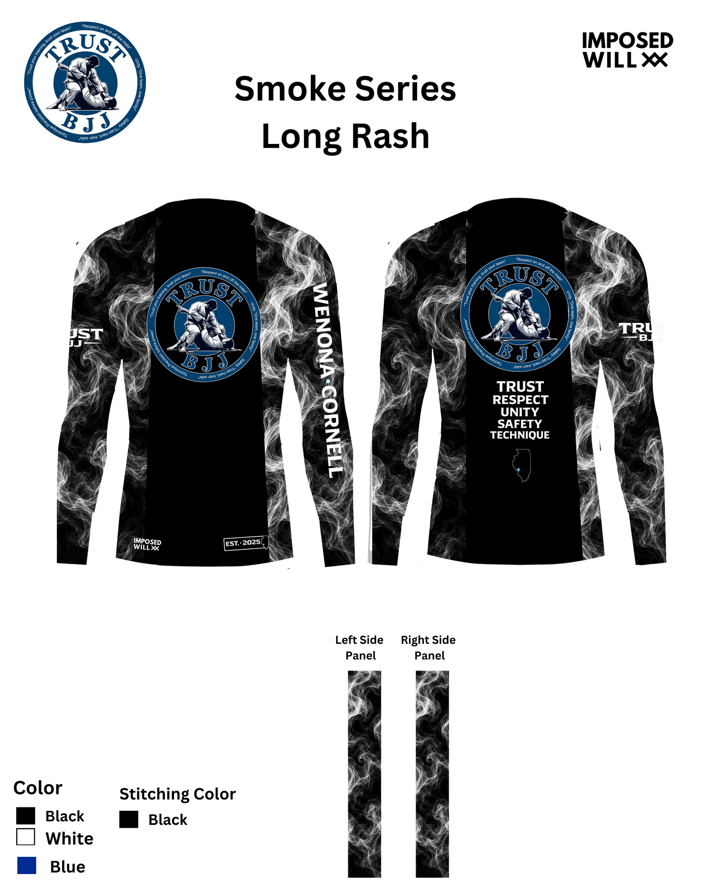 YOUTH Trust BJJ "Smoke Series" Rashguard