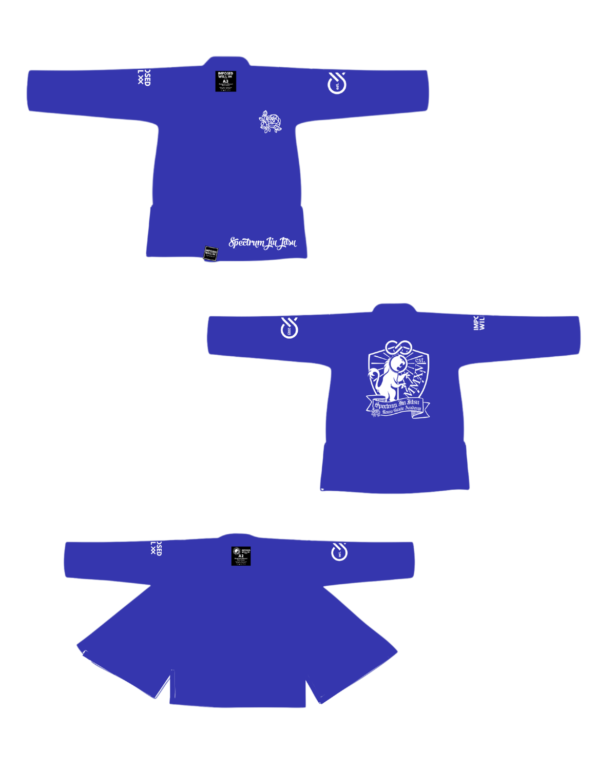 WOMENS Spectrum Jiu Jitsu GI TOP ONLY