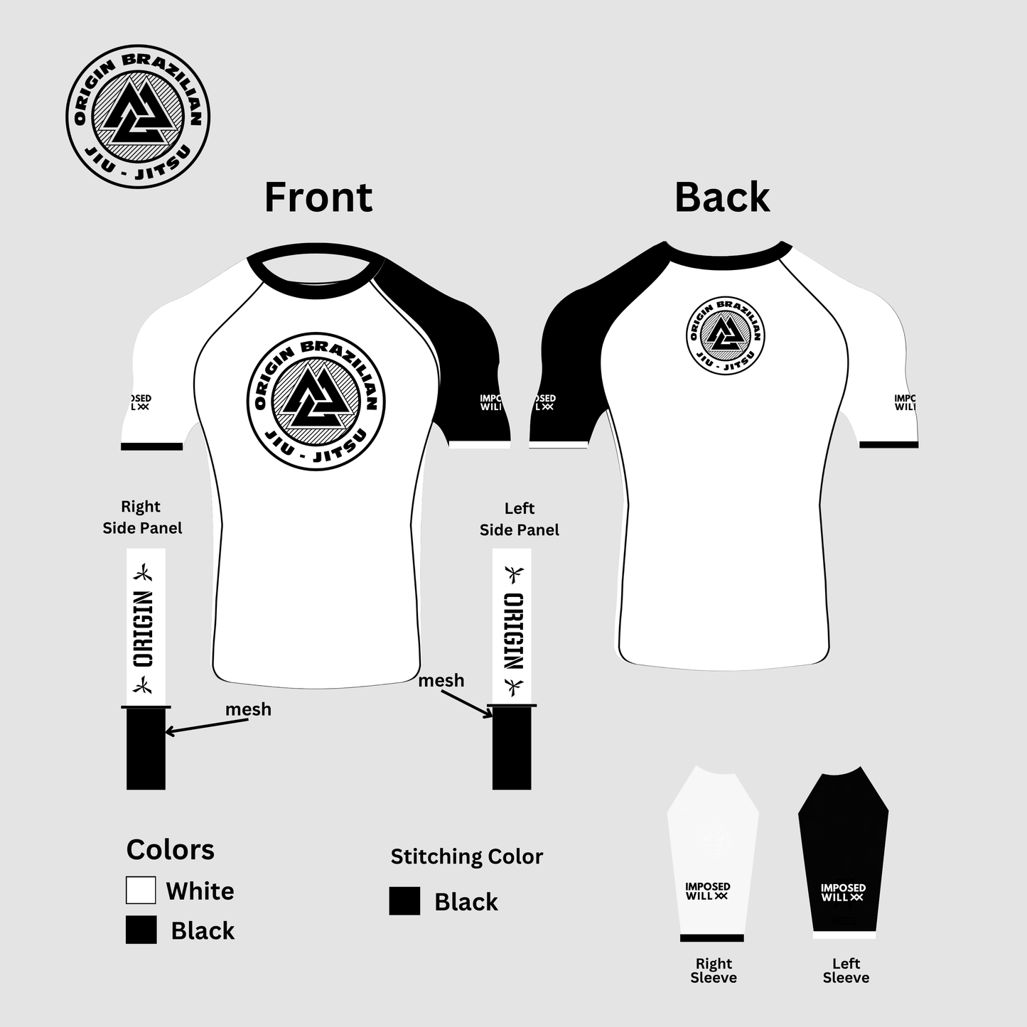 YOUTH Origin BJJ Comp Rashguard