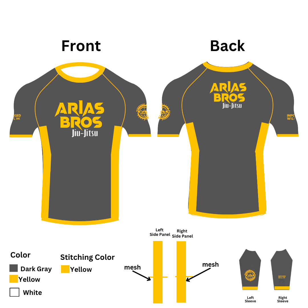 YOUTH Arias Bros Jiu Jitsu Team Alt Rashguard