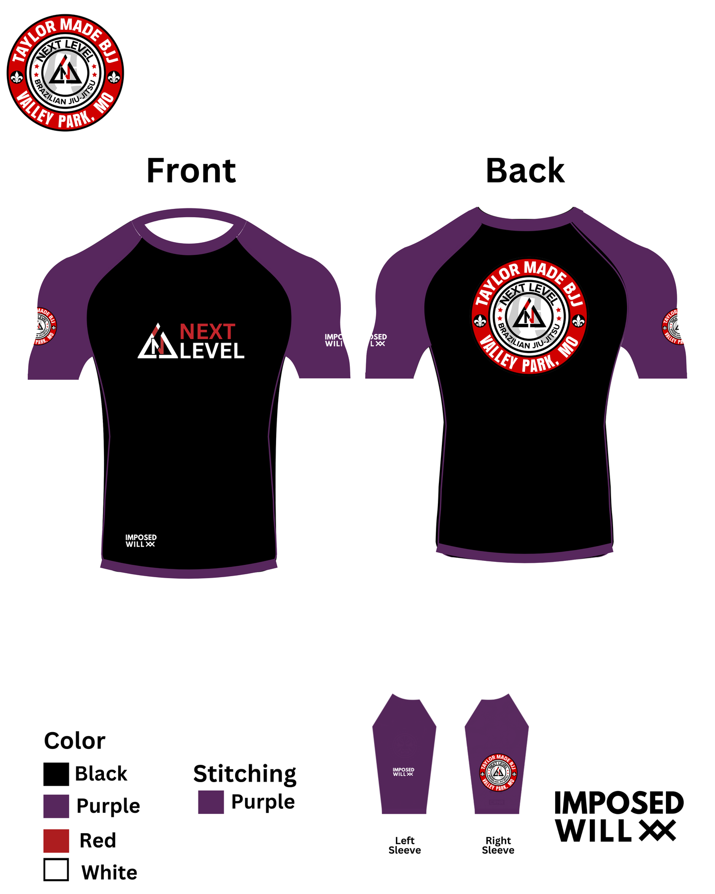 WOMENS Next Level BJJ Ranked Rashguard