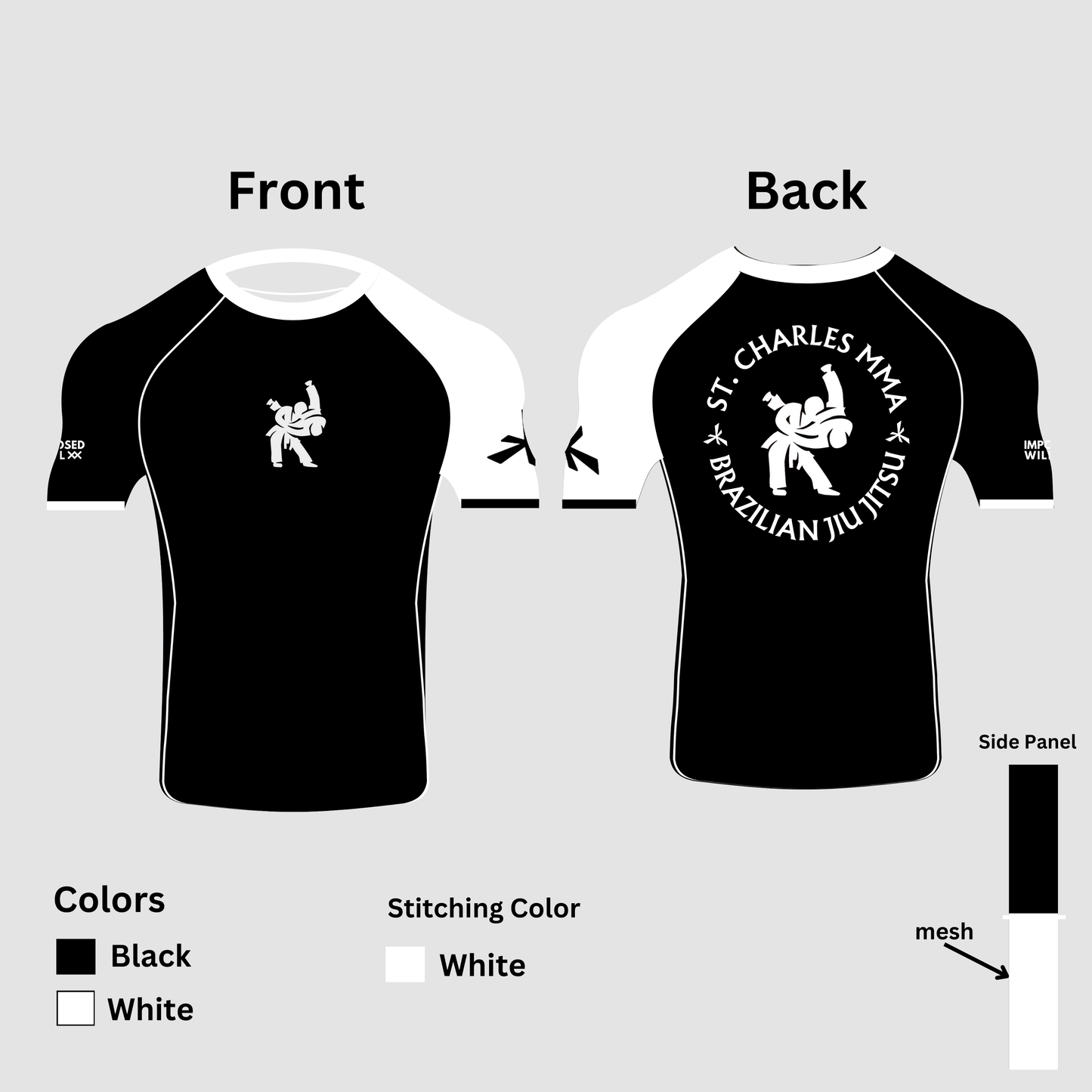 MENS/UNISEX SCMMA Ranked Rashguard